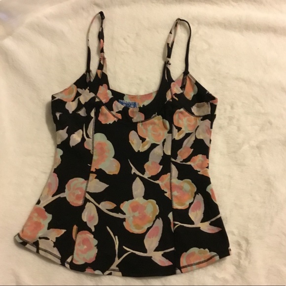 Free People Black Floral Tank - Picture 6 of 6